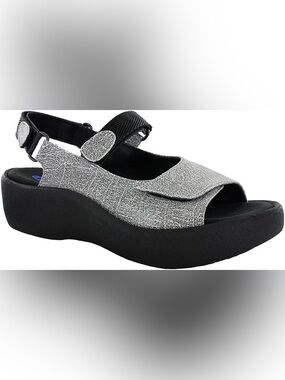 Wolky Jewel sandals women’s size 38 7.5 platform wedge sole comfort adjustable